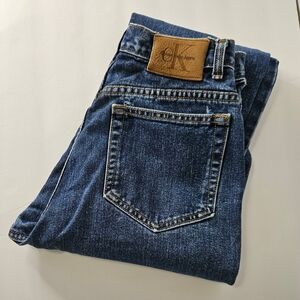 Women's VINTAGE Calvin Kline Classic 5 Pocket Jeans - Rinse - 10 - LIKE NEW